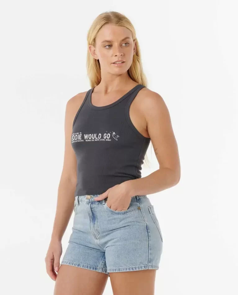 Women Rip Curl Eddie Would Go Rib Tank Tees & Tanks - Image 3