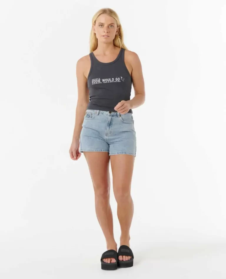 Women Rip Curl Eddie Would Go Rib Tank Tees & Tanks - Image 4