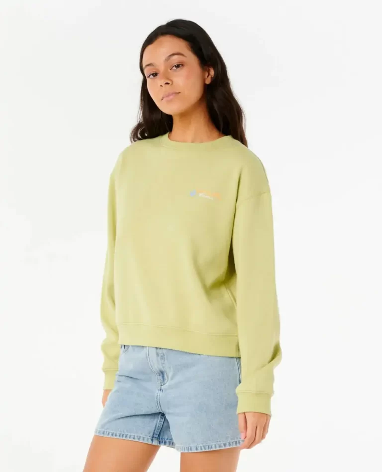 Women Rip Curl Hoodies & Fleece Dune Dancer Relaxed Crew - Image 2