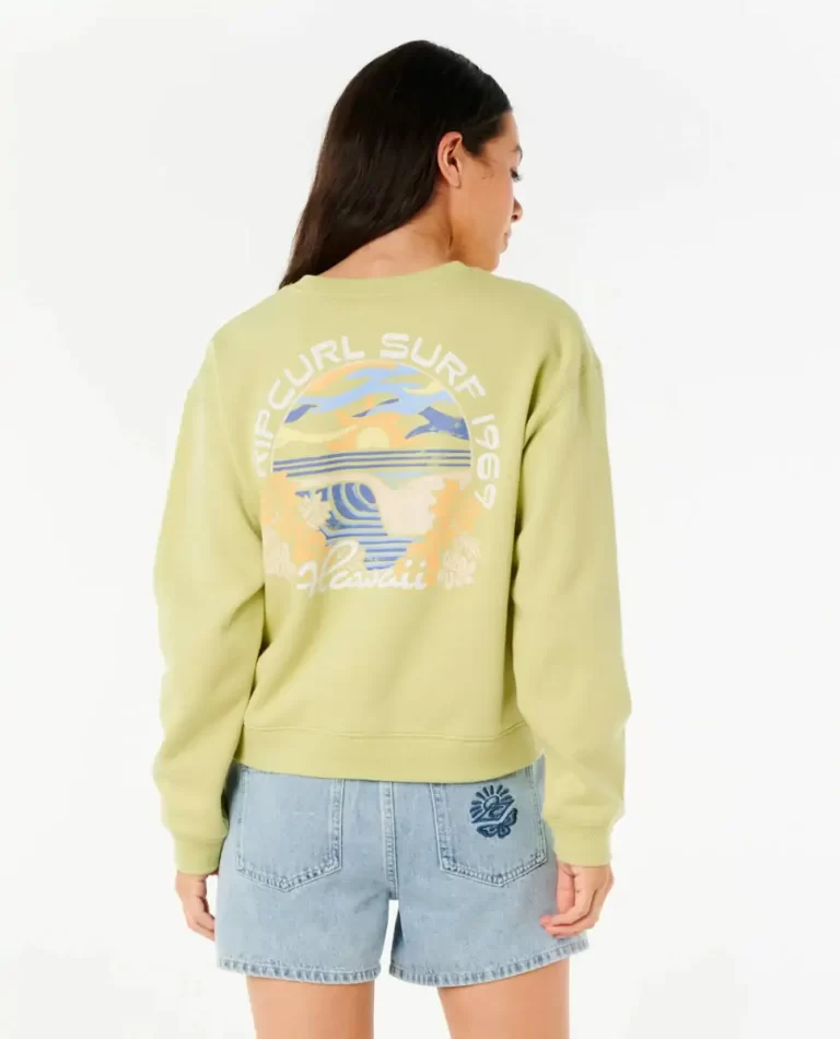 Women Rip Curl Hoodies & Fleece Dune Dancer Relaxed Crew - Image 3