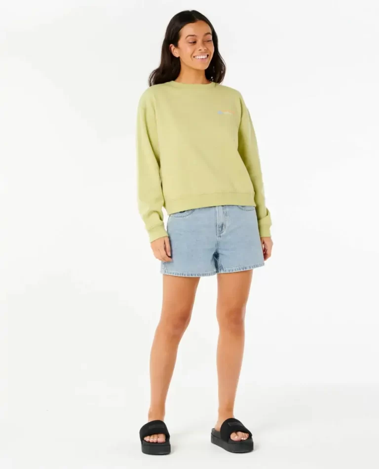 Women Rip Curl Hoodies & Fleece Dune Dancer Relaxed Crew - Image 4