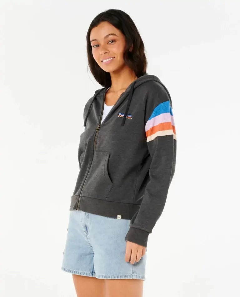 Women Rip Curl Hoodies & Fleece Surf Revival Zip Through - Image 2