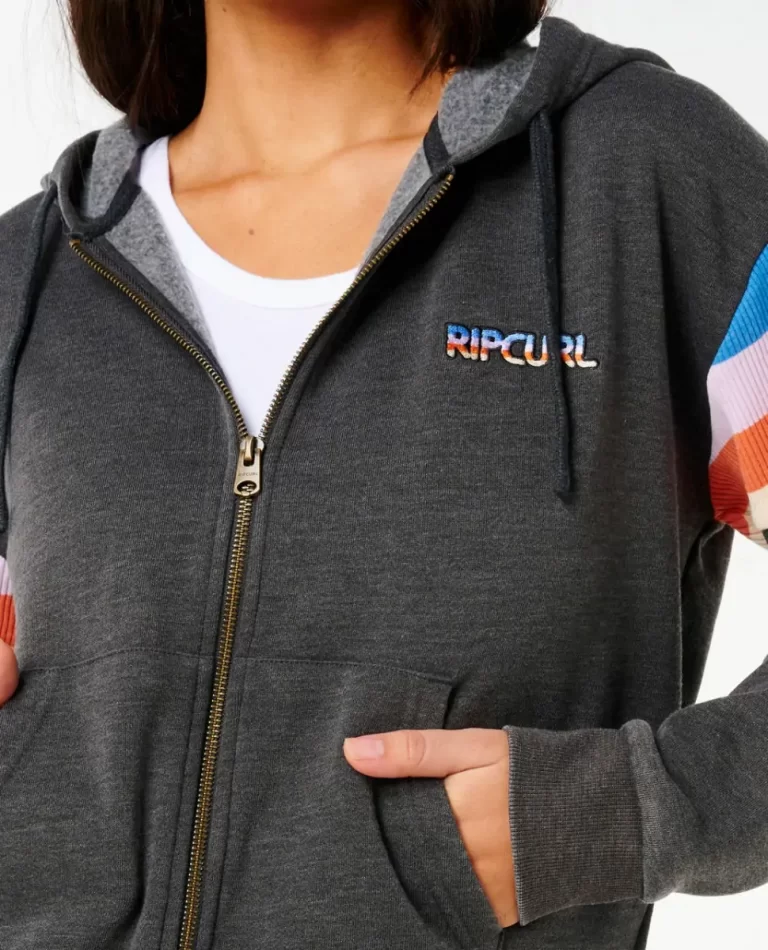 Women Rip Curl Hoodies & Fleece Surf Revival Zip Through - Image 5