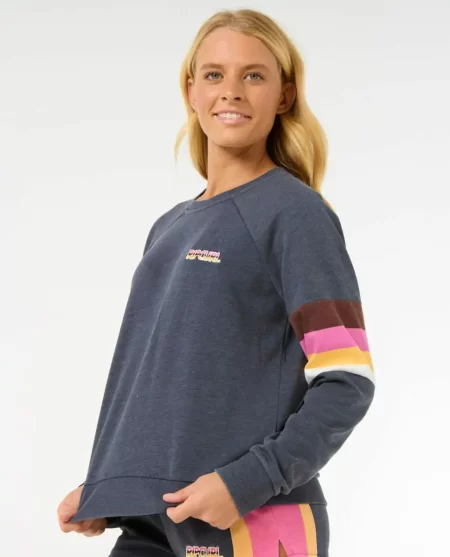 Women Rip Curl Las Dalias Raglan Crew Hoodies & Fleece