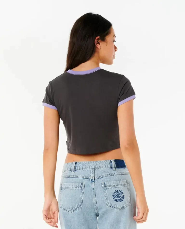 Women Rip Curl Neon Isles Baby Tee Tees & Tanks - Image 2