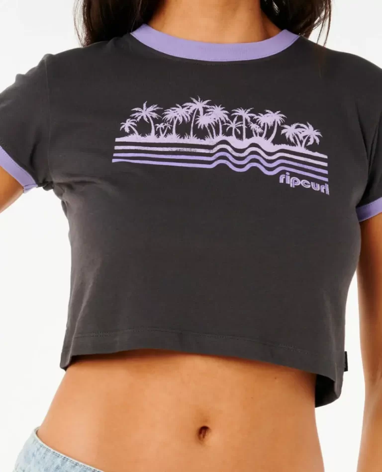 Women Rip Curl Neon Isles Baby Tee Tees & Tanks - Image 5