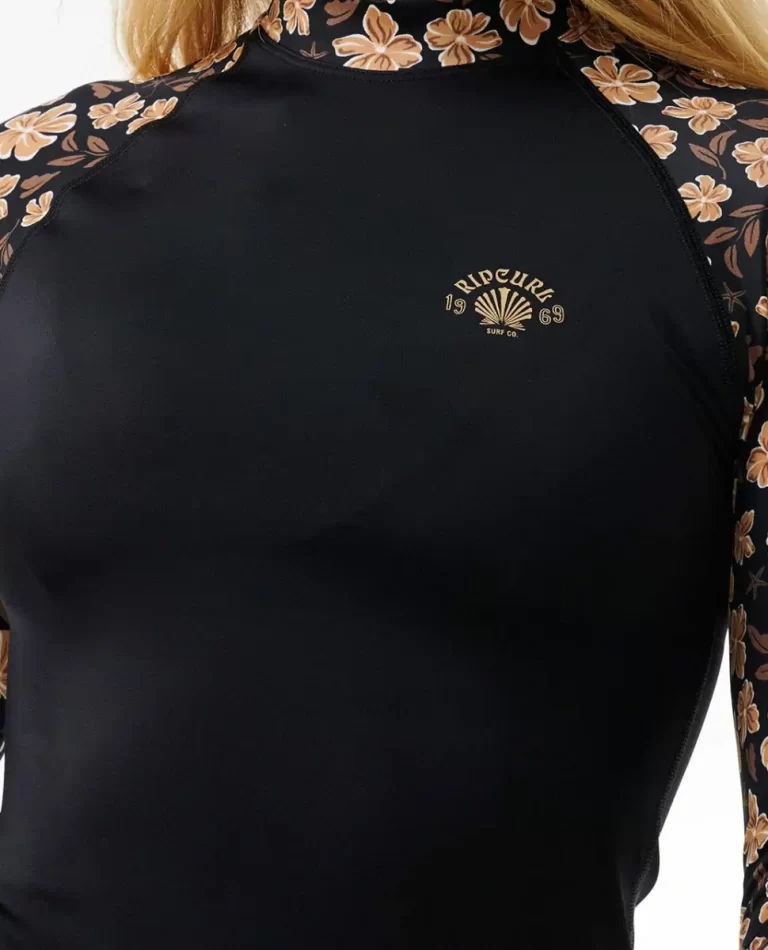 Women Rip Curl Rash Guards Soleil Long Sleeve Uv Rash Vest - Image 5