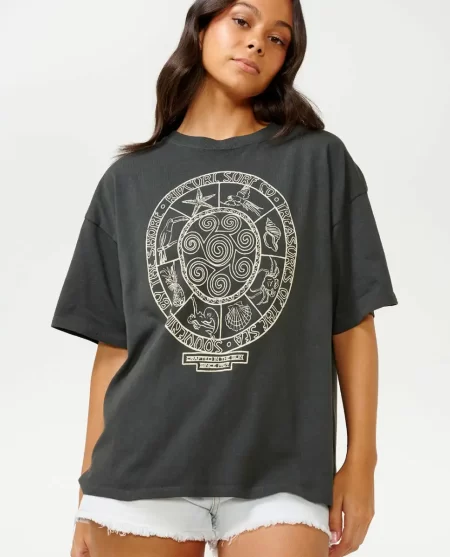 Women Rip Curl Souvenirs Heritage Tee Tees & Tanks