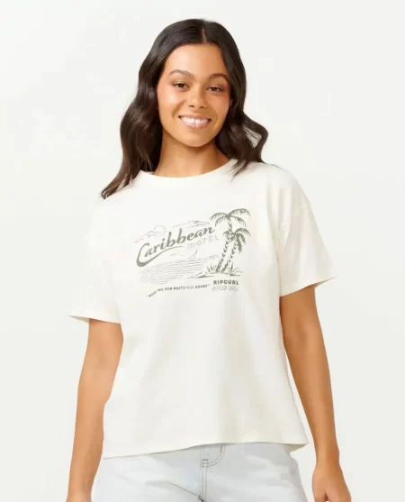 Women Rip Curl Tees & Tanks Caribbean Relaxed Tee