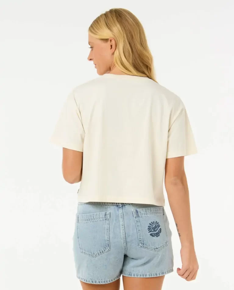 Women Rip Curl Tees & Tanks La Paloma Crop Tee - Image 3