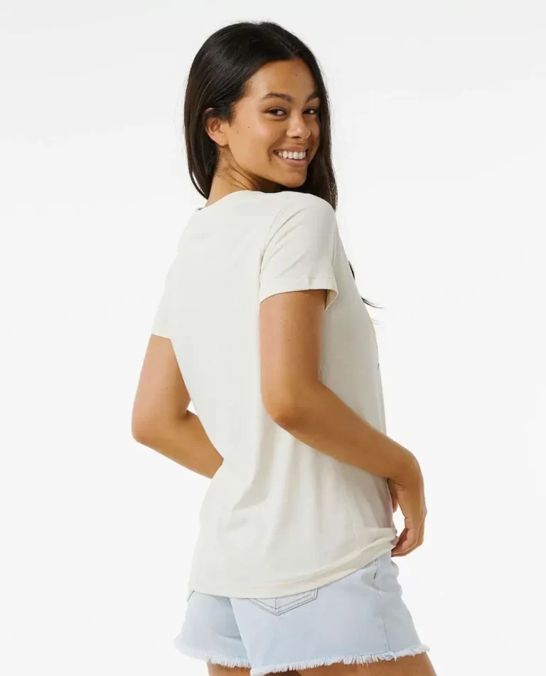 Women Rip Curl Tees & Tanks Sun Waves Standard Tee - Image 3