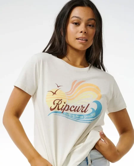 Women Rip Curl Tees & Tanks Sun Waves Standard Tee