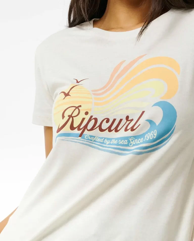 Women Rip Curl Tees & Tanks Sun Waves Standard Tee - Image 5