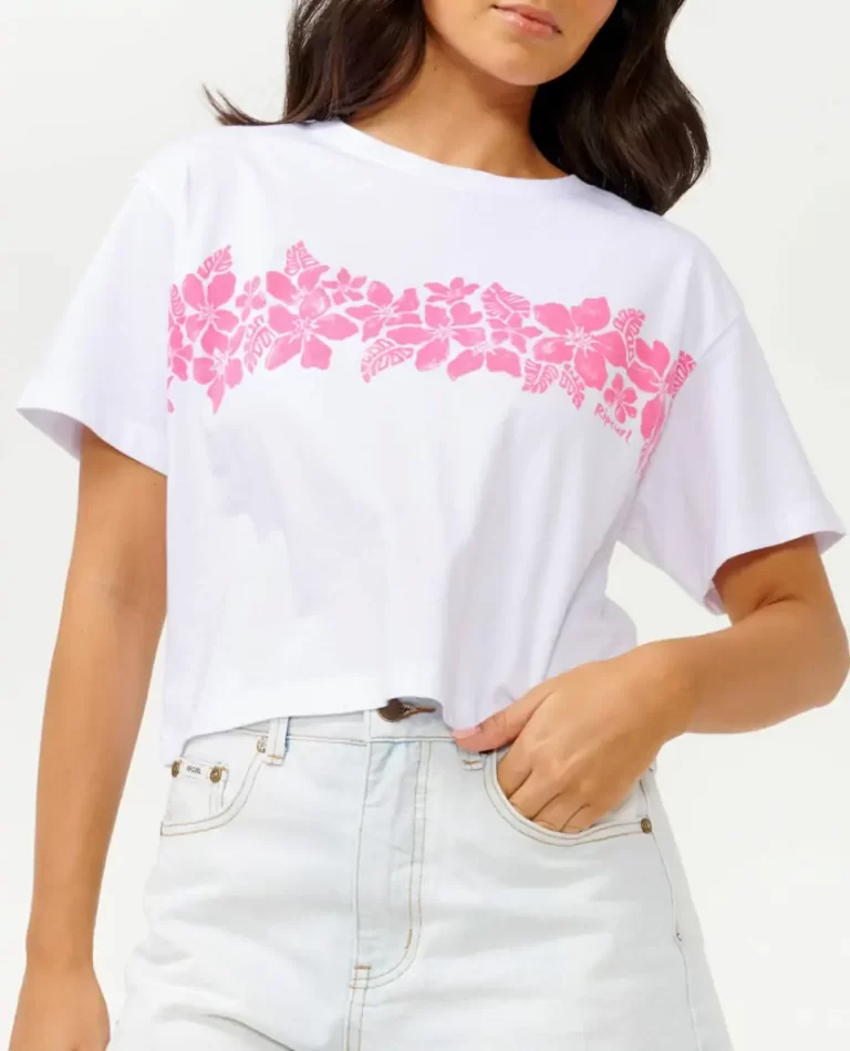 Women Rip Curl Waikiki Crop Tee Tees & Tanks - Image 4