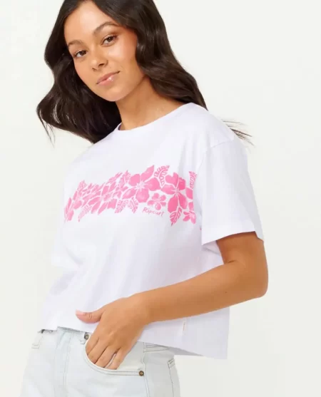 Women Rip Curl Waikiki Crop Tee Tees & Tanks