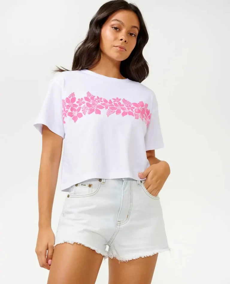 Women Rip Curl Waikiki Crop Tee Tees & Tanks - Image 5