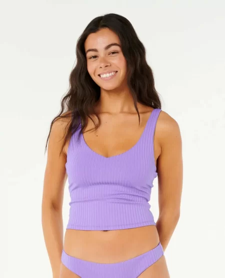 Women Shorts Premium Surf Tankini Bikini Top Rip Curl