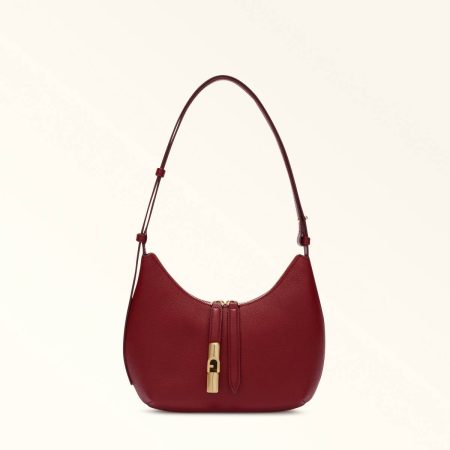 Women Shoulder Bags Furla Goccia Shoulder Bag S Ciliegia D