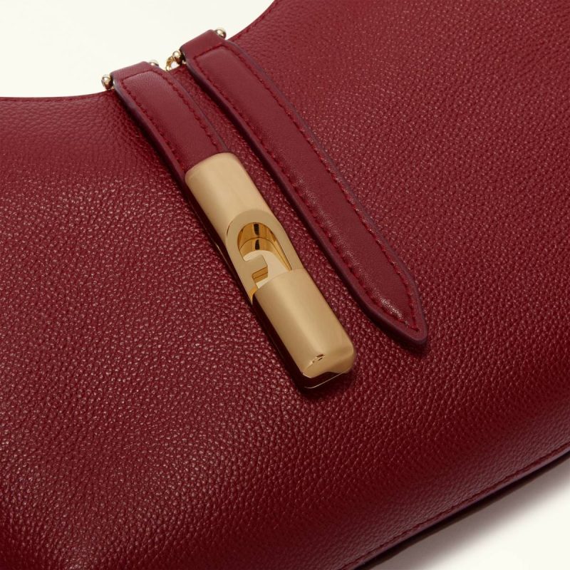 Women Shoulder Bags Furla Goccia Shoulder Bag S Ciliegia D - Image 5