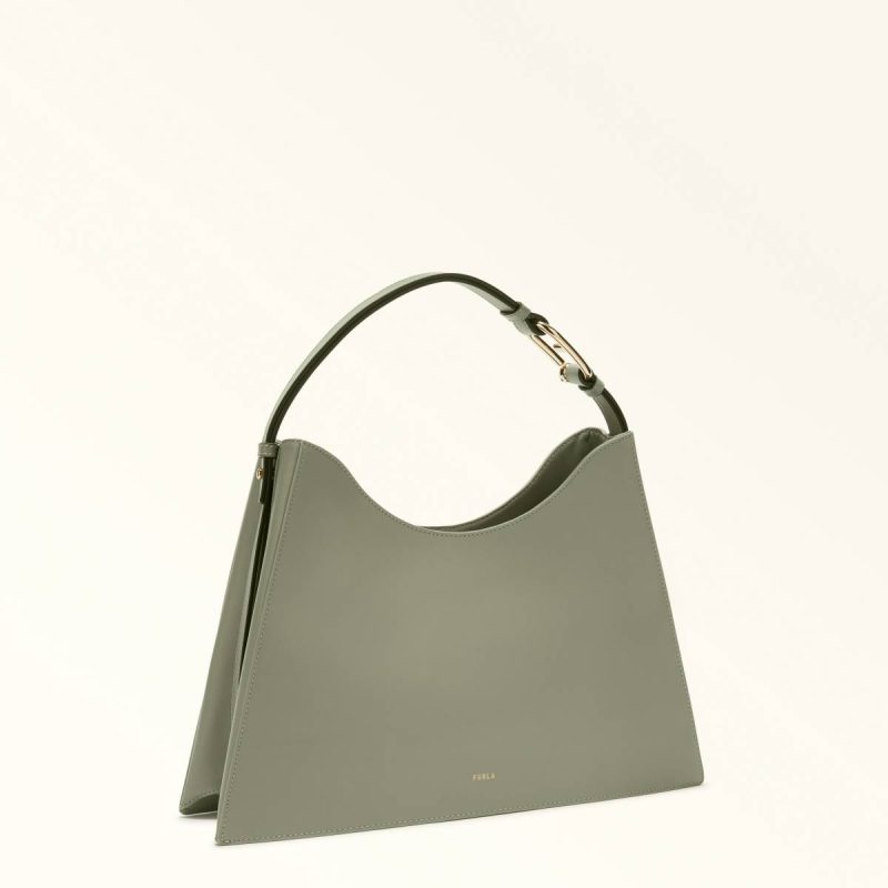 Women Shoulder Bags Furla Nuvola Shoulder Bag L Agave B - Image 3