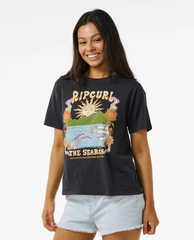 Women Tees & Tanks Rip Curl Wave Dancer Relaxed Tee - Image 2