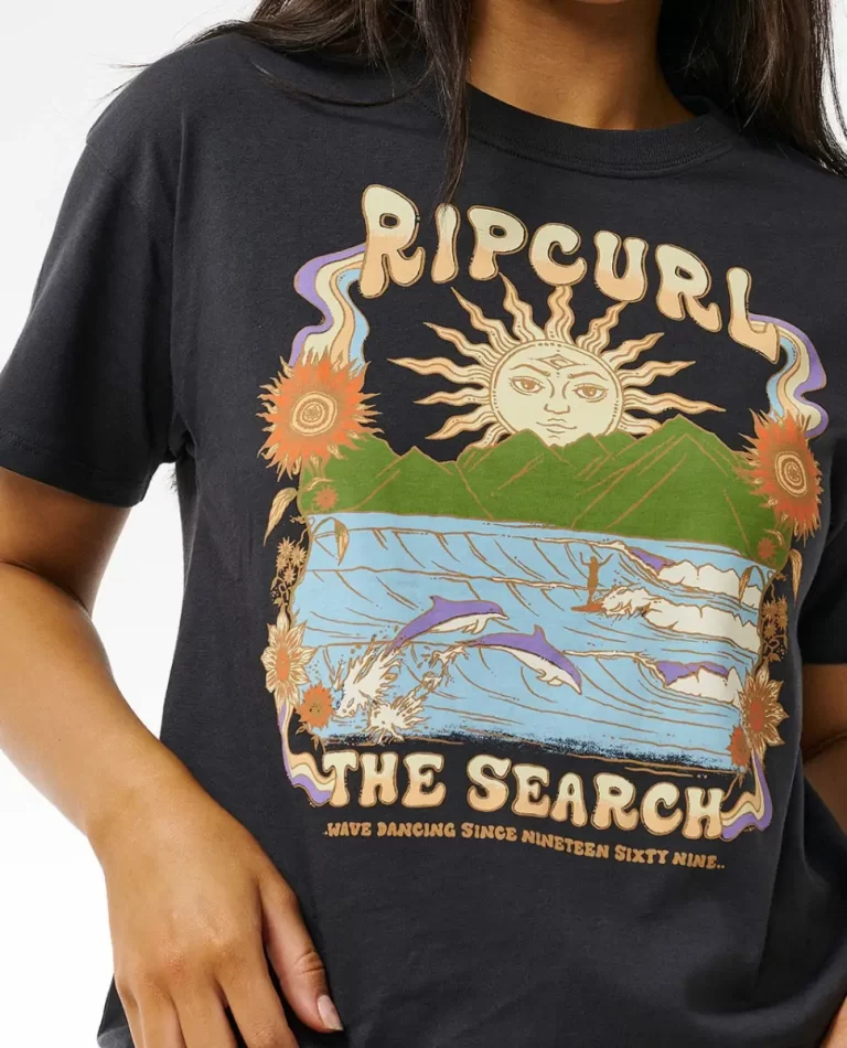 Women Tees & Tanks Rip Curl Wave Dancer Relaxed Tee - Image 5