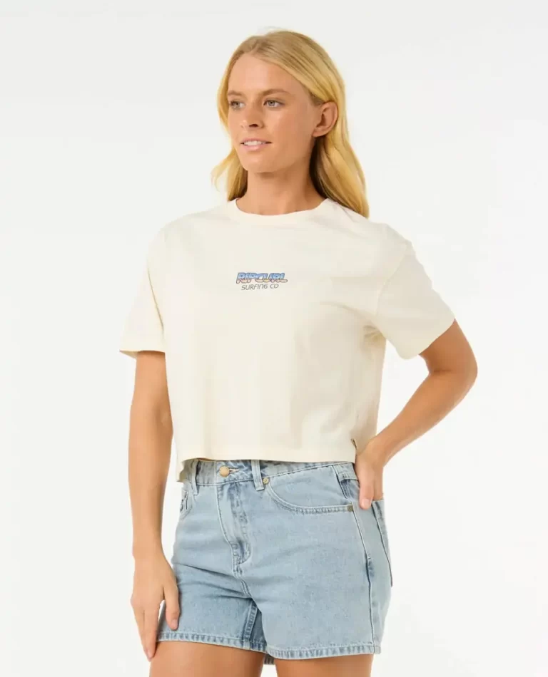 Women Tees & Tanks Sun & Sea Crop Tee Rip Curl - Image 2