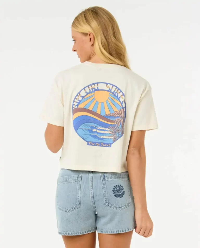 Women Tees & Tanks Sun & Sea Crop Tee Rip Curl - Image 3