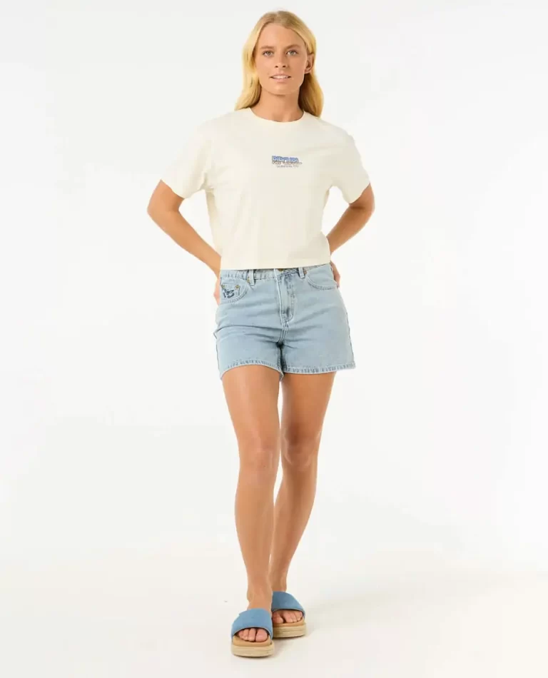 Women Tees & Tanks Sun & Sea Crop Tee Rip Curl - Image 4