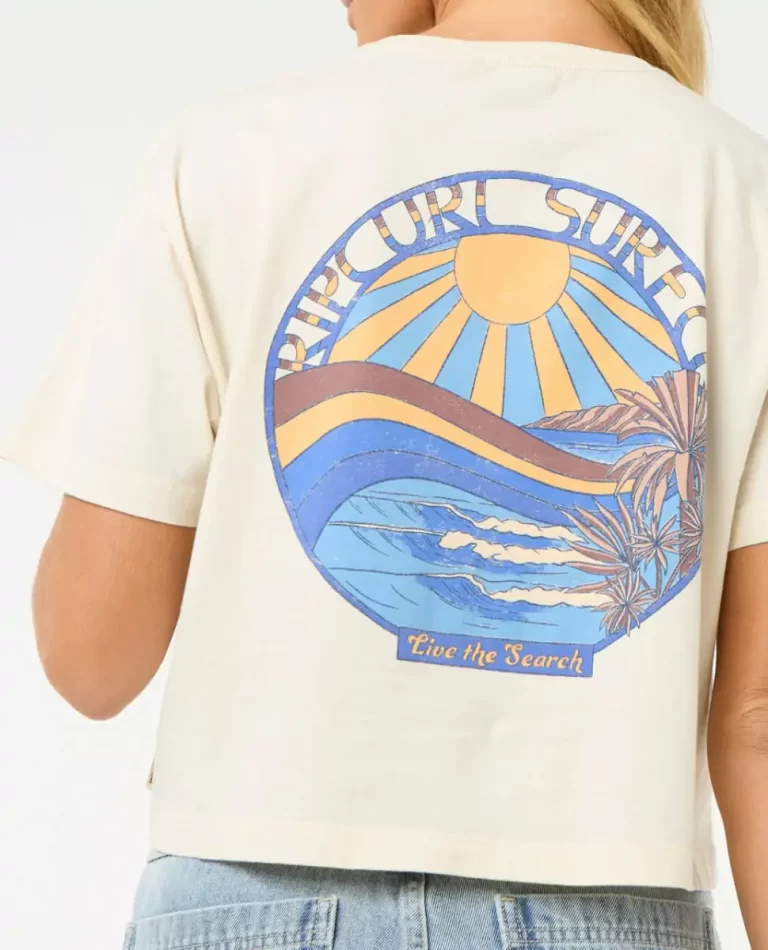 Women Tees & Tanks Sun & Sea Crop Tee Rip Curl - Image 5