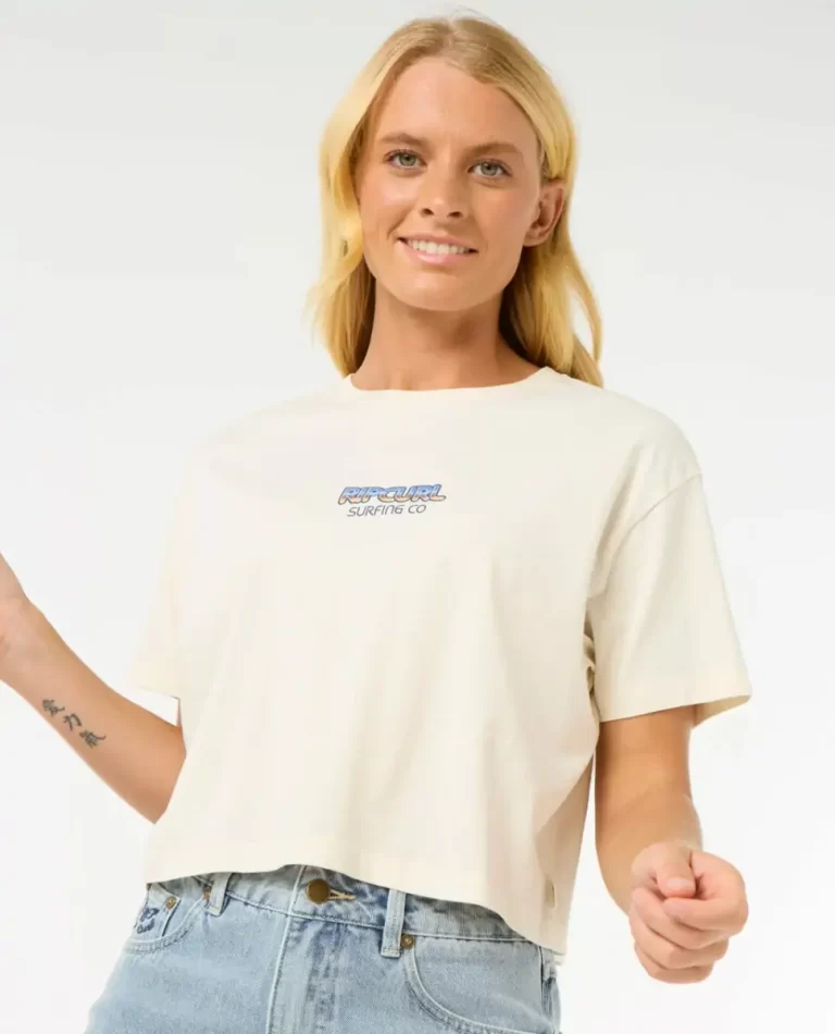 Women Tees & Tanks Sun & Sea Crop Tee Rip Curl