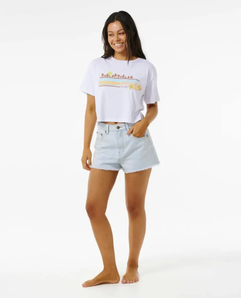 Women Tees & Tanks Sunset Crop Tee Rip Curl - Image 4