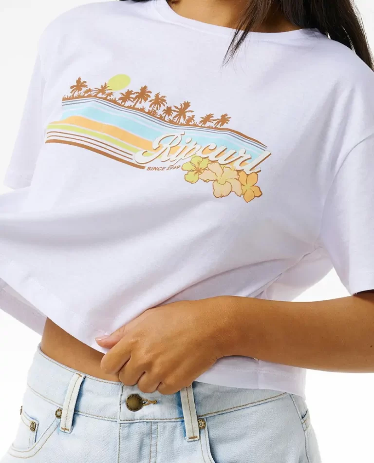 Women Tees & Tanks Sunset Crop Tee Rip Curl - Image 5