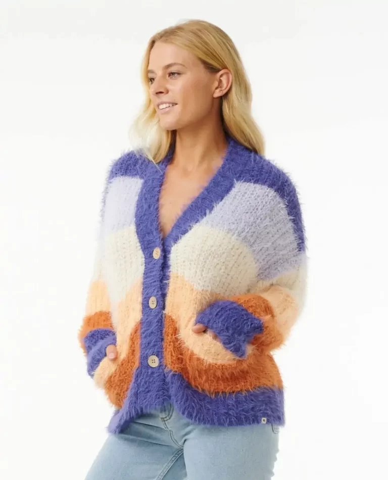 Women The Search Stripe Cardigan Rip Curl Sweaters - Image 2
