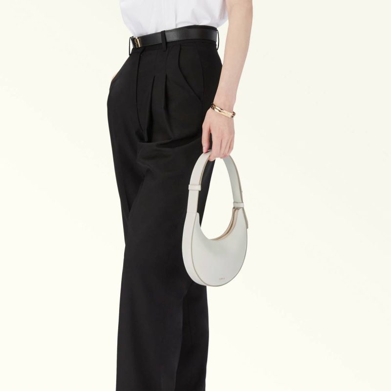 Women Top Handles Furla Delizia Mini Bag Marshmallow - Image 2
