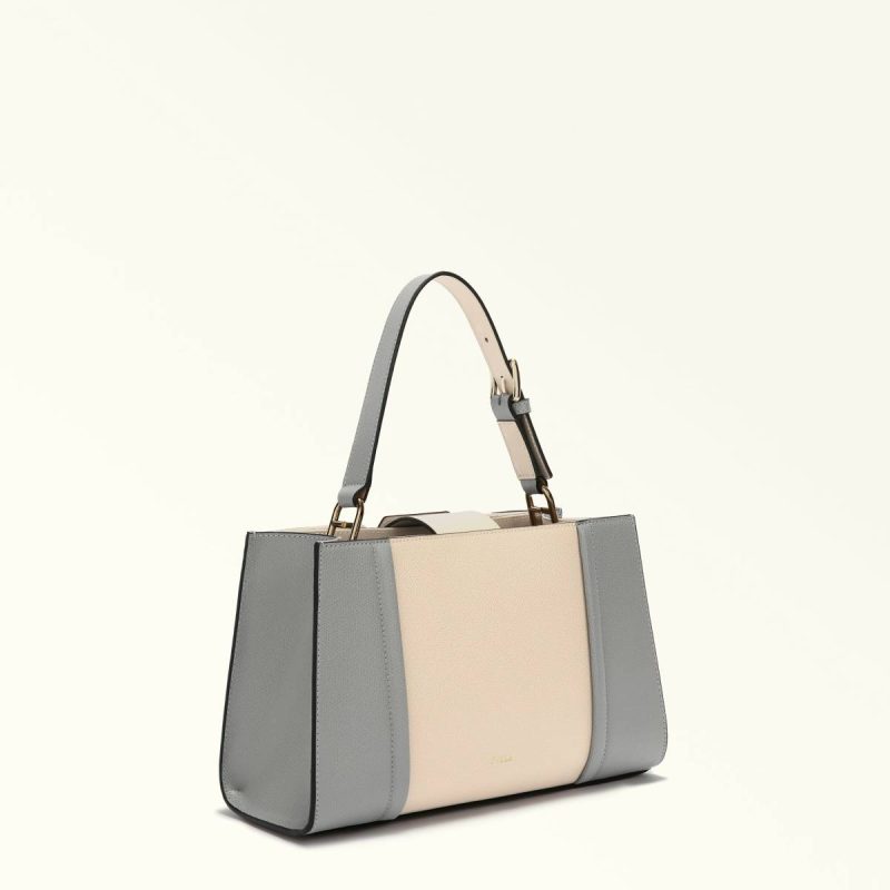 Women Totes Ballerina I+Cenere Furla Riva Tote M - Image 3