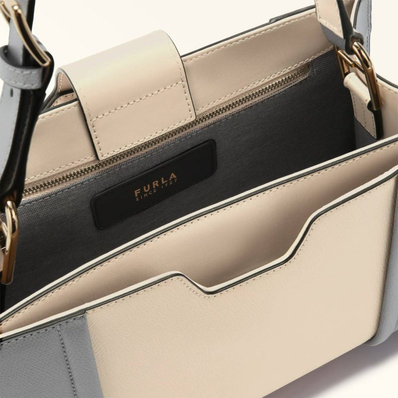 Women Totes Ballerina I+Cenere Furla Riva Tote M - Image 4
