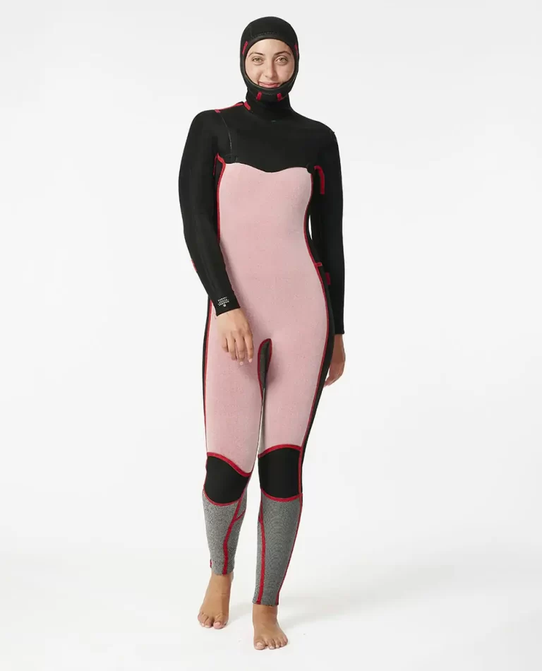 Women Women's Dawn Patrol 5/4 Hooded Chest Zip Fullsuit Wetsuit Rip Curl Fullsuits - Image 4