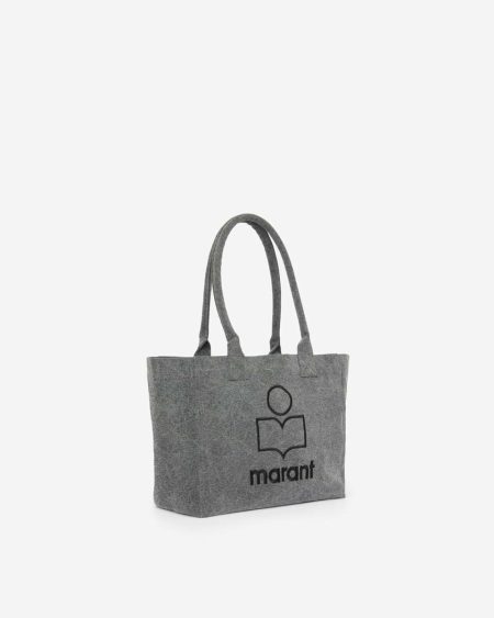 Women Yenky Zipped Bag Gray Isabel Marant Tote Bags
